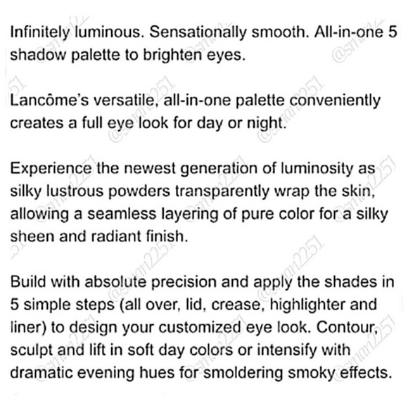 💖NEW!💖Lancôme 100 Taupe Craze Color Design Eyeshadow Palette NEW!! - Picture 7 of 10